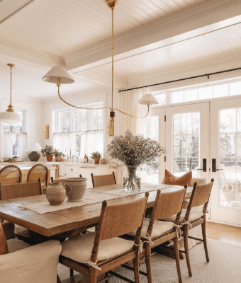 farmhouse table for family