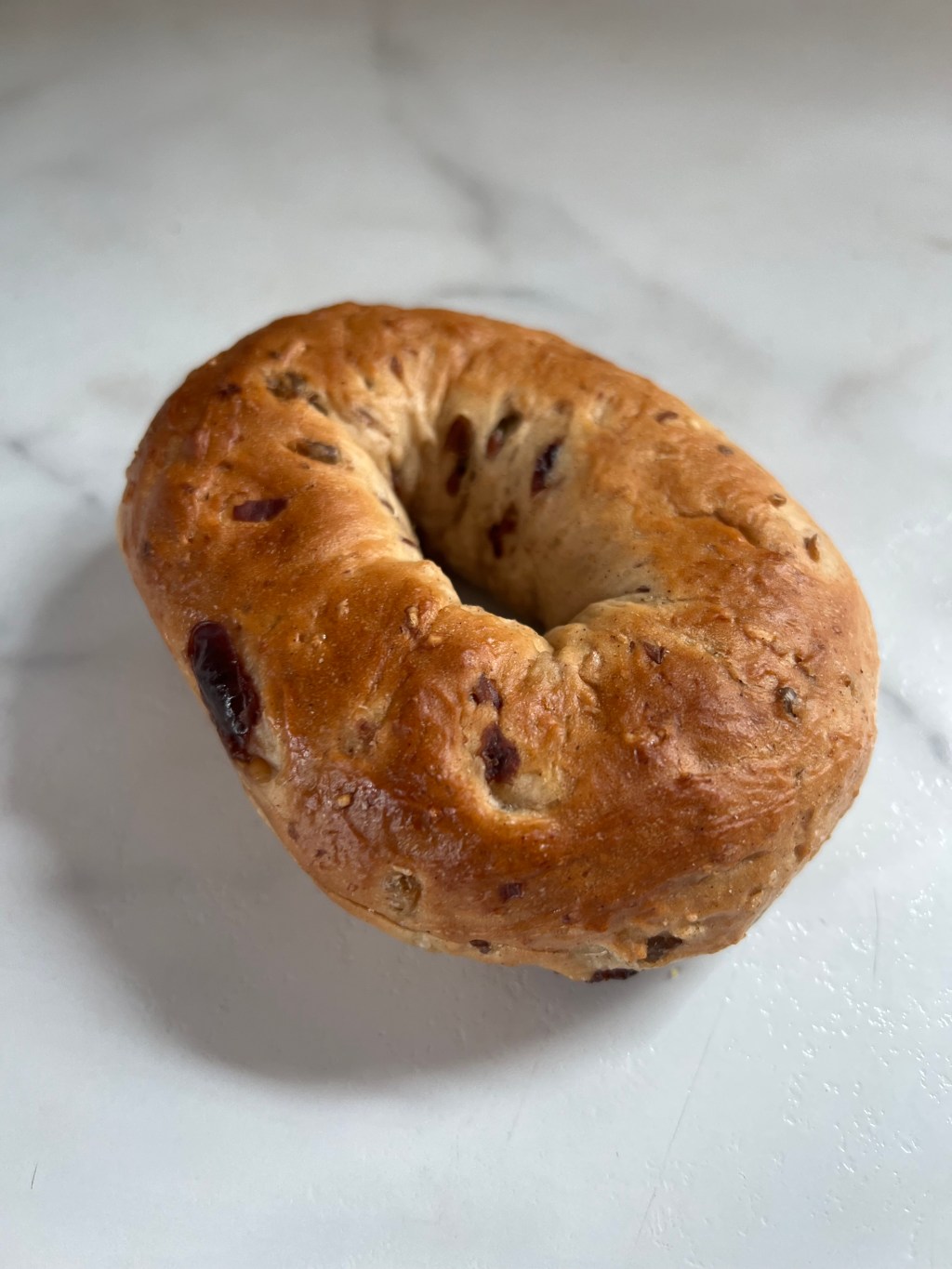 just me, loafing around: harvest multigrain bagels with cranberries & seeds