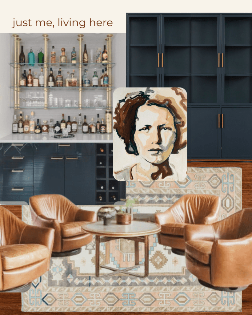 97 Warrior Road isn’t your typical Colonial. Sure, it has the grand fireplace, dining room made for family gatherings, and all the charm you’d expect but it also has a few fun quirks that make it extra special. Come walk through with me, and I’ll show you how I’d turn one little oddball room into the coziest lounge ever.