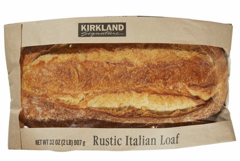 Found on bakery shelf- Costco's Rustic Italian Loaf